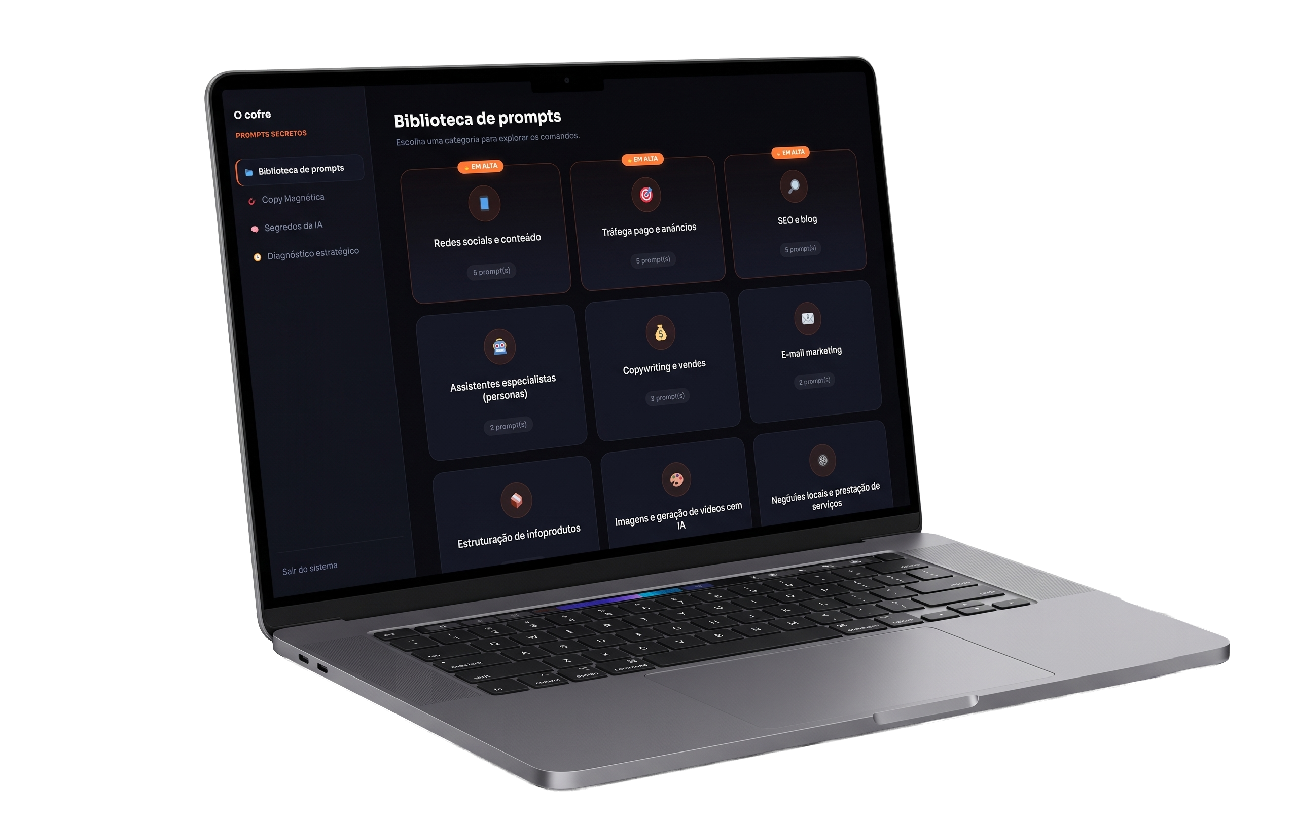 O Cofre Acesso Pelo Notebook